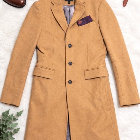 Banana Republic Men's Tan Overcoat